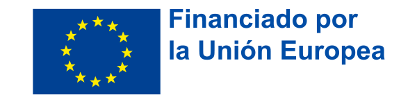 Logotipo Unión europea. Financiación